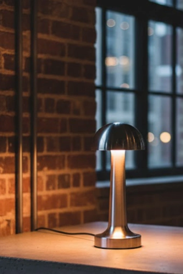 Modern Mantar Masa Lambası Dokunmatik 3 Işık Modlu Şarjlı Kablosuz LED