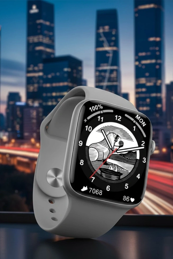 Modern Tasarımlı Akıllı Saat Uzun Pil Süresi ve Net Ekran