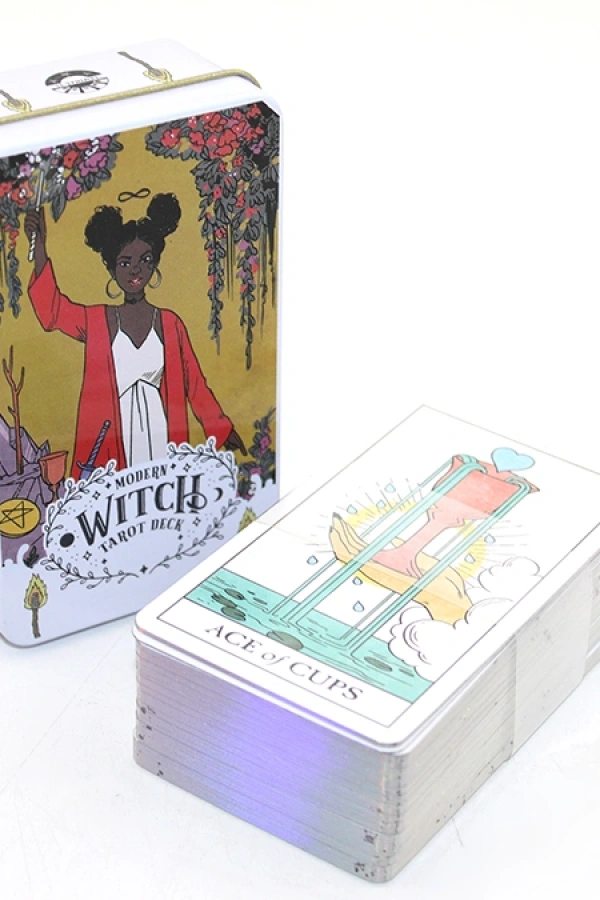 Modern Witch Metal Kutulu Tarot Kartı