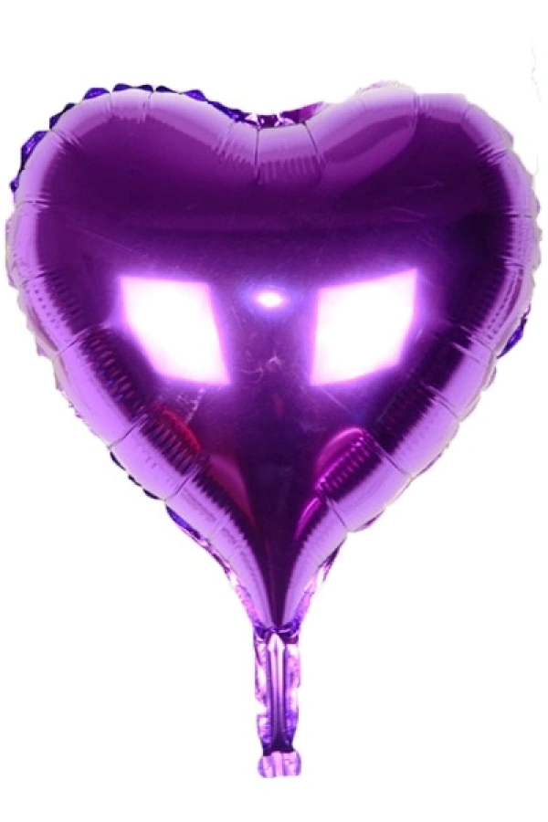 Mor Kalp Uçan Folyo Balon 80 Cm.