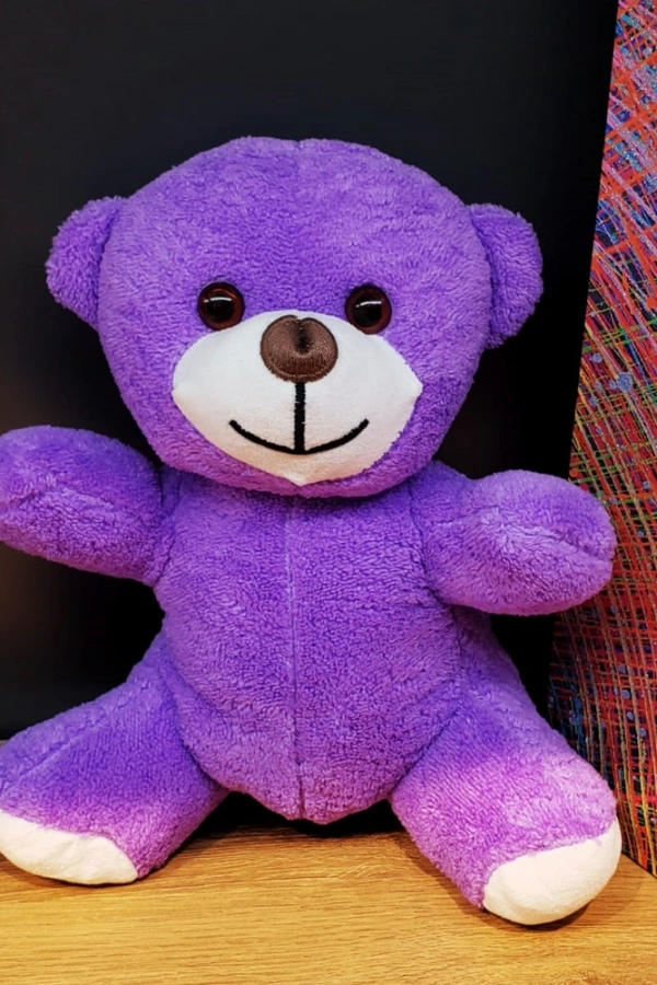 Mor Peluş Oyuncak Ayıcık