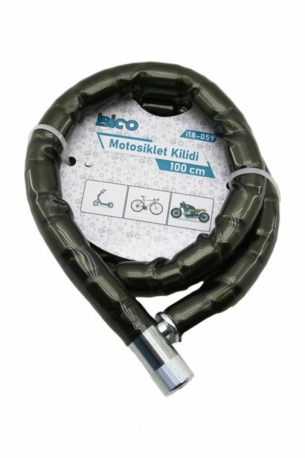 Motor Bisiklet Kilidi 22 mm x 100 cm