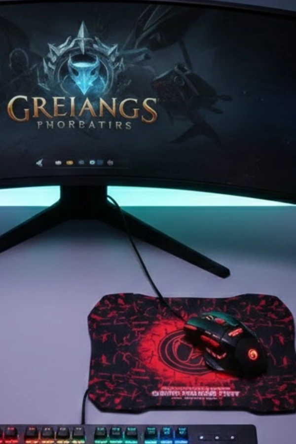 Mouse Mousepad Seti 3 DPI Ayarı ve LED Işıklı Ergonomik Yapı