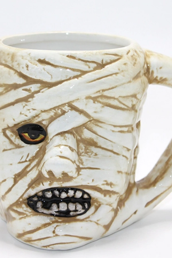 Mumya Figürlü 3D Kabartmalı Kupa Bardak