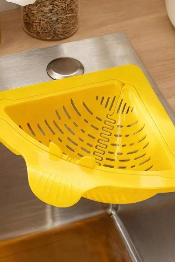 Mutfak ve Banyo Üçgen Lavabo Süzgeci