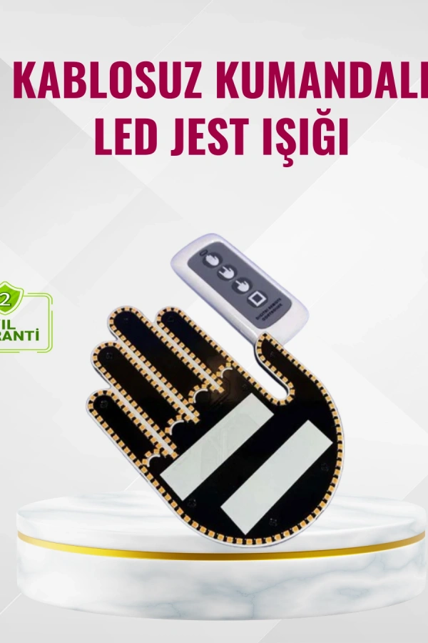 Naylon Bantlı Kolay Montajlı Araç Jest Işığı