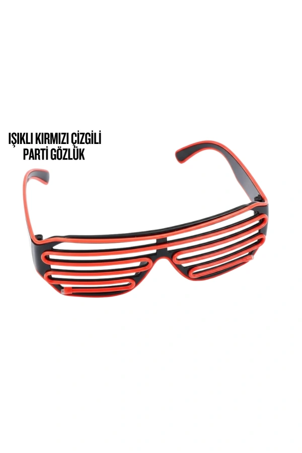 NEON GÖZLÜK KIRMIZI