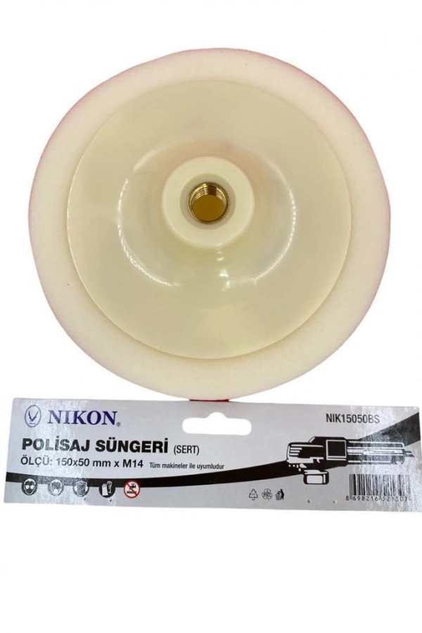 Nikon 15050BS Polisaj Süngeri 150 mm Beyaz Sert