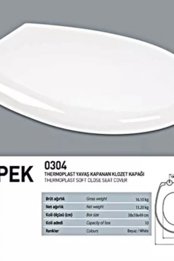 NKP İpek Amortisörlü+Tak Çıkar Klozet Kapağı