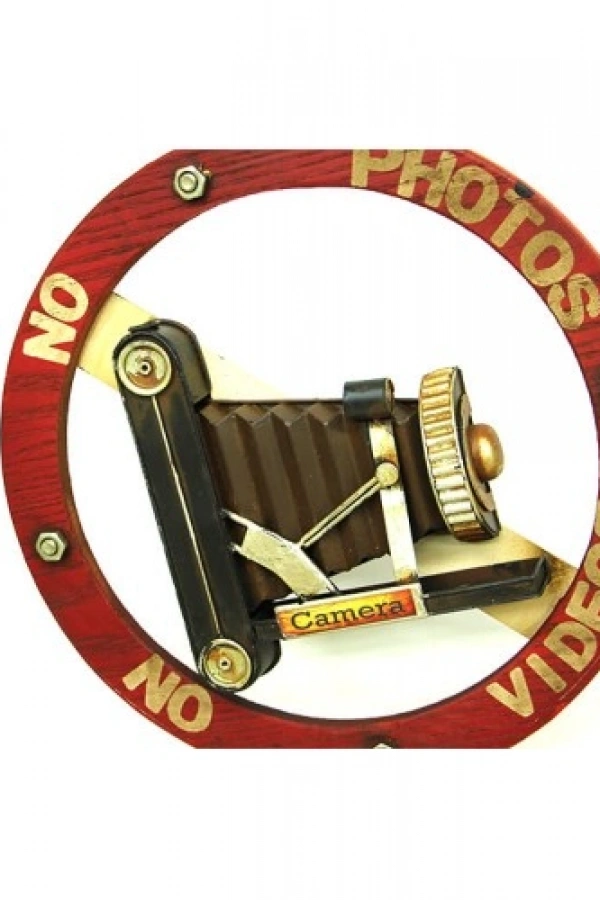 No Photo No Video Dekoratif Levha