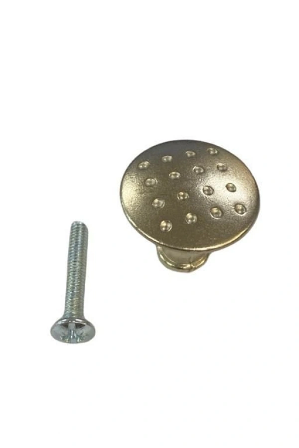 Noktalı Saten Çekmece Dolap Düğmesi