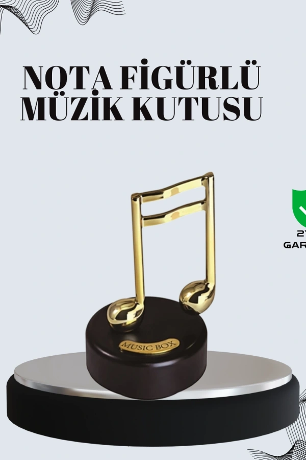 Nota Figürü Müzik Kutusu Melodious Model