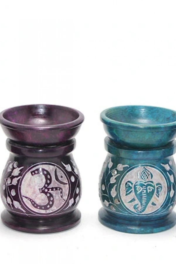 Obsidian Taşı Buhurdanlık Model 1