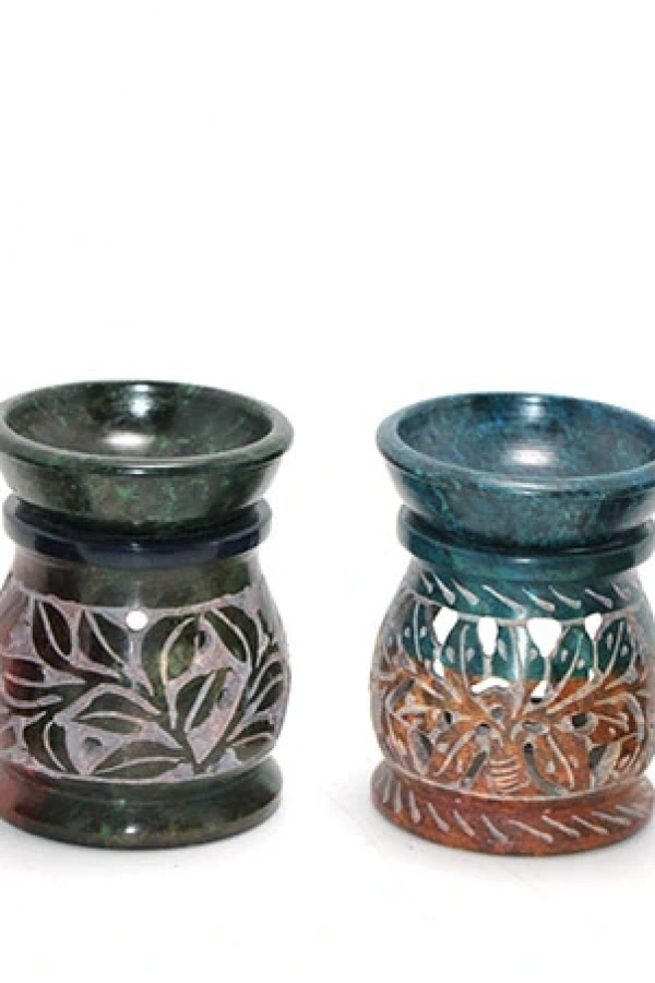 Obsidian Taşı Buhurdanlık Model 4