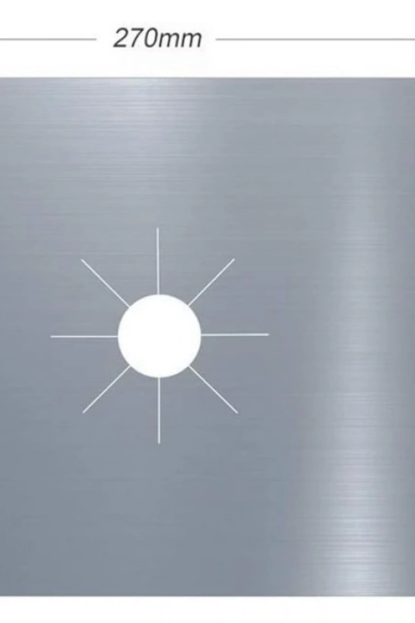 Ocak Koruyucu Alüminyum Ped Seti 4 Adet