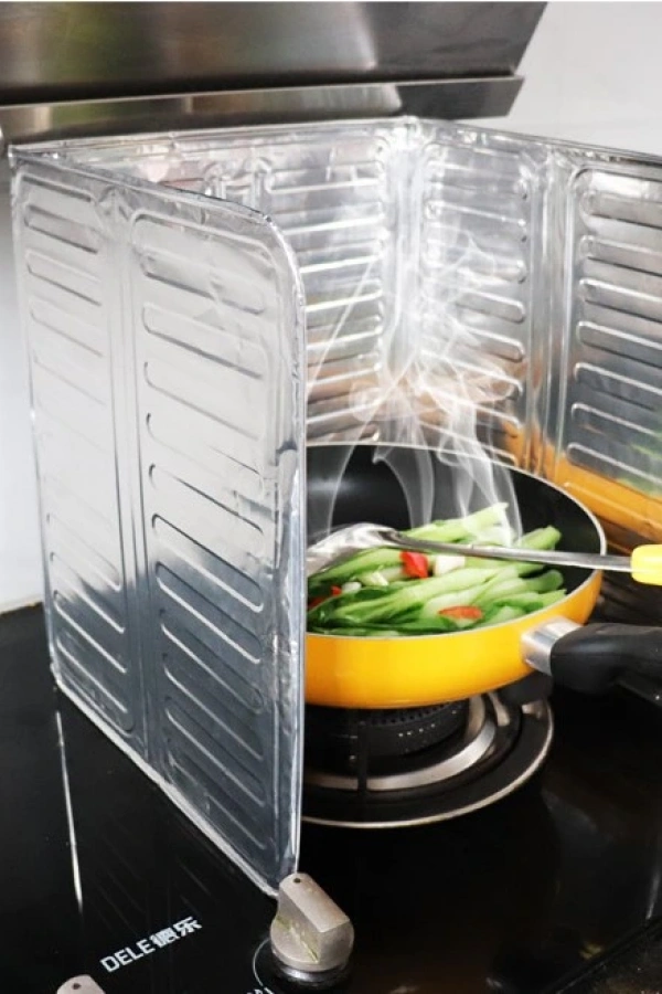 Ocak Yağ Koruyucu Alüminyum Paravan