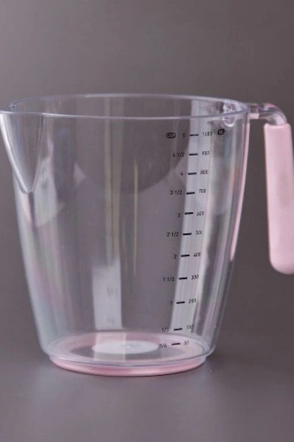 Ölçü ve Hamur Kabı 1000 ML - Silikon Sap