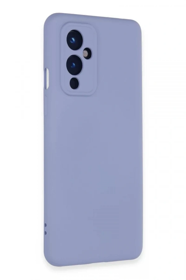 One Plus 9 Kılıf Nano içi Kadife Silikon - Lila