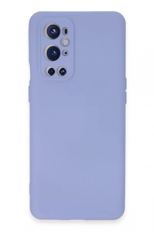 One Plus 9 Pro Kılıf Nano içi Kadife Silikon - Mavi