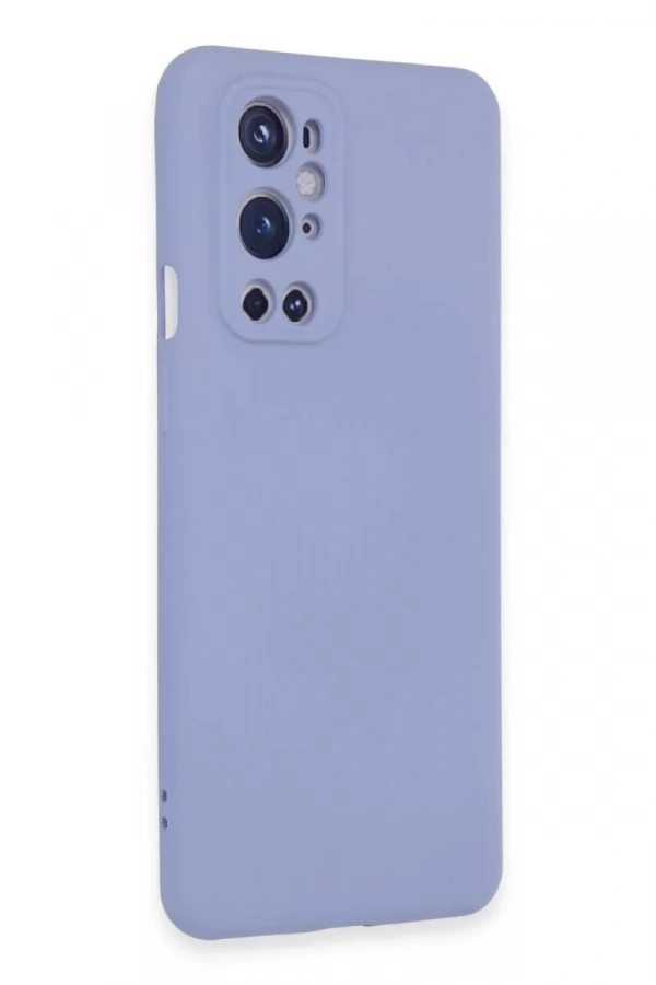 One Plus 9 Pro Kılıf Nano içi Kadife Silikon - Mavi