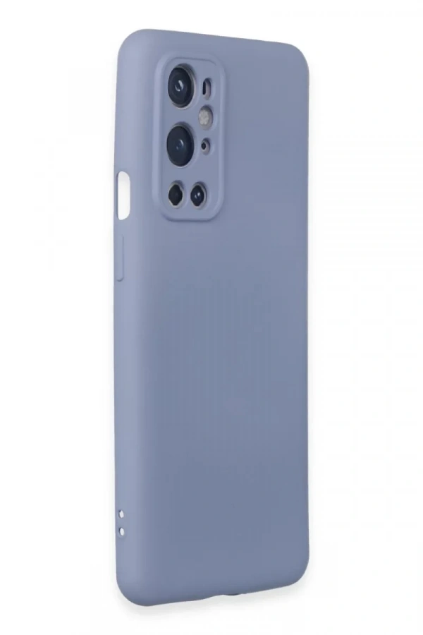One Plus 9 Pro Kılıf Nano içi Kadife Silikon - Mor