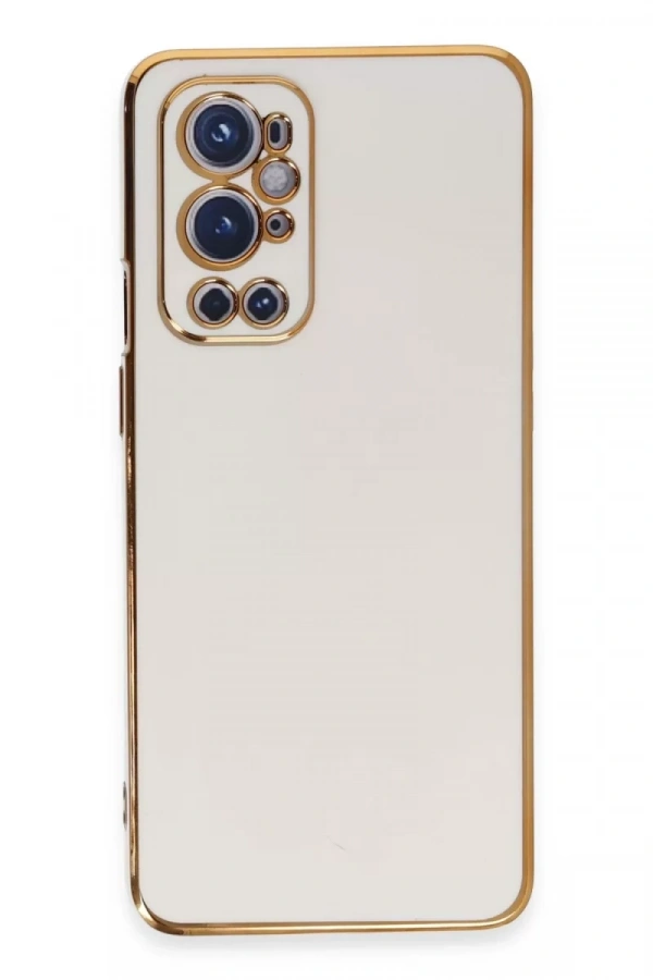 One Plus 9 Pro Kılıf Volet Silikon - Beyaz