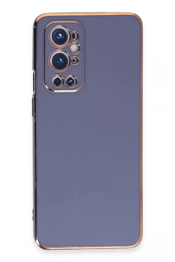 One Plus 9 Pro Kılıf Volet Silikon - Mavi