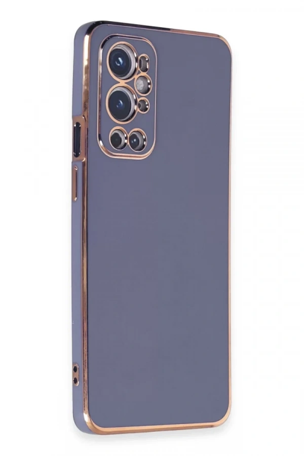 One Plus 9 Pro Kılıf Volet Silikon - Mavi