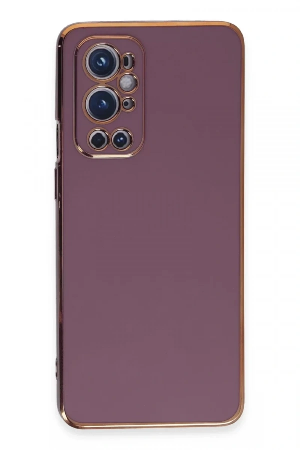 One Plus 9 Pro Kılıf Volet Silikon - Mor
