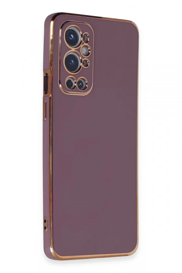 One Plus 9 Pro Kılıf Volet Silikon - Mor