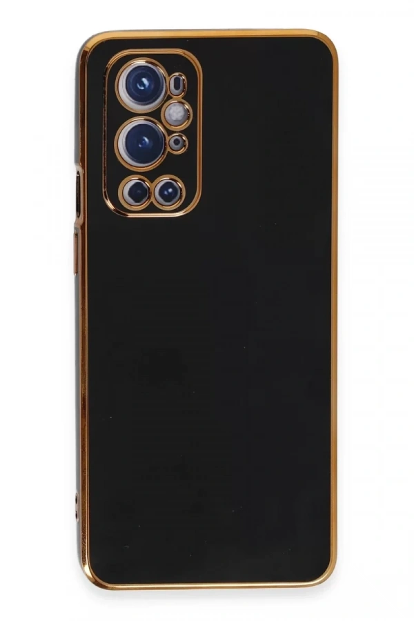 One Plus 9 Pro Kılıf Volet Silikon - Siyah