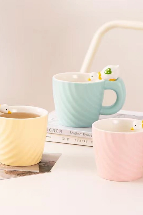 Ördek Motifli Kupa Bardak