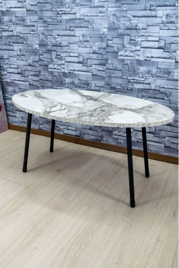 Orta Sehpa Elips Metal Ayak  Efes