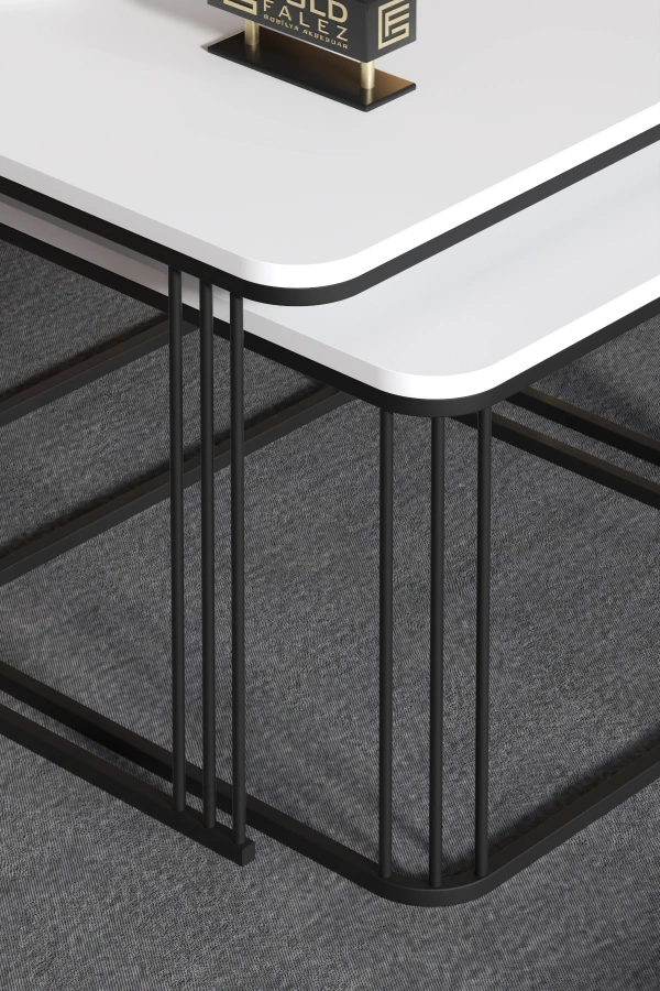 Orta Sehpa İkili Alize Beyaz