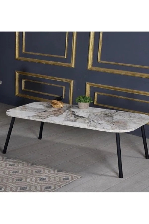 Orta Sehpa Kr Efes Metal Ayak Siyah