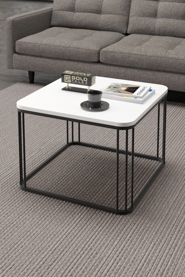 Orta Sehpa Tekli Alize Beyaz