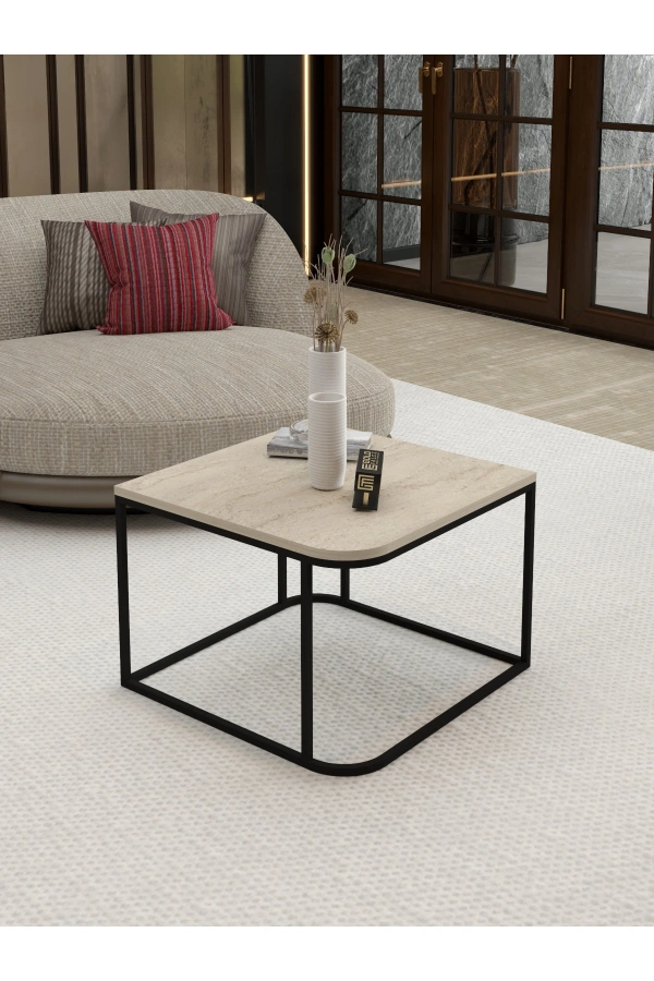 Orta Sehpa Tekli Damla Traverten