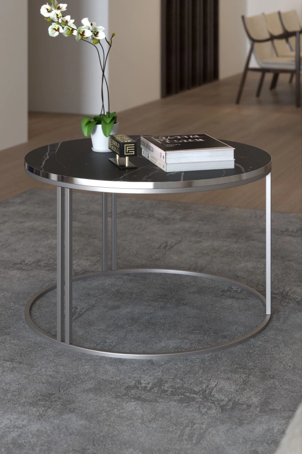 Orta Sehpa Tekli Special Lüx Gümüş Bendir