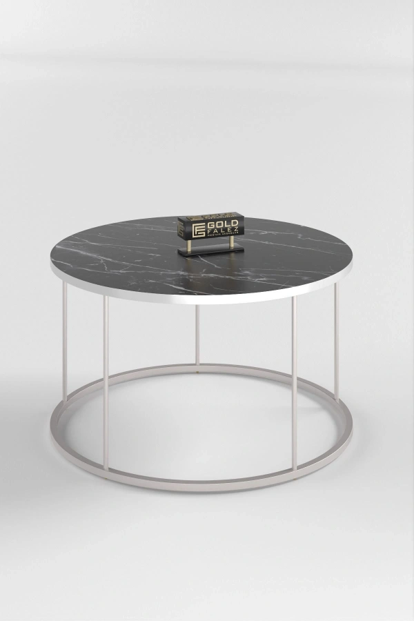 ORTA SEHPA TERRA LÜX GÜMÜŞ BENDİR