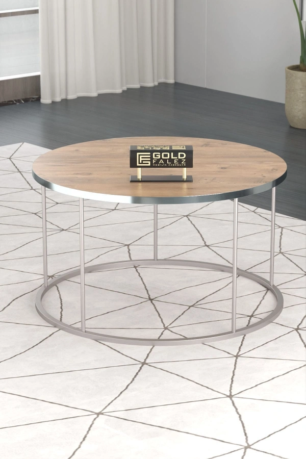 ORTA SEHPA TERRA LÜX GÜMÜŞ CEVİZ