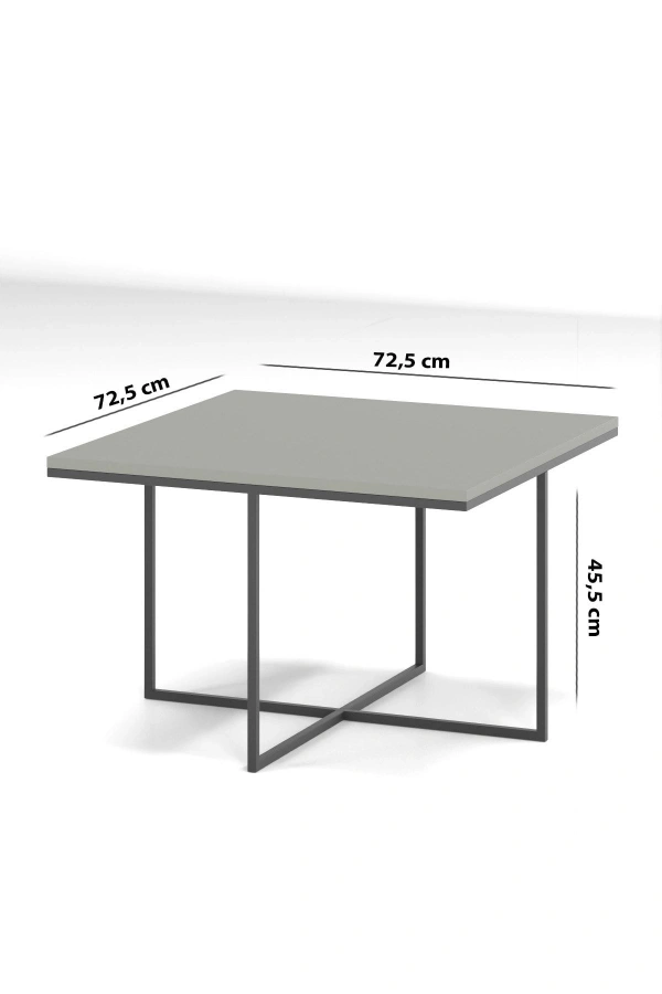 Orta Sehpa Ve Zigon Sehpa 5li Lüx Set Altın Ceviz