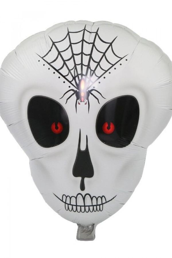 Örümcek Ağ Desenli İskelet Folyo Balon