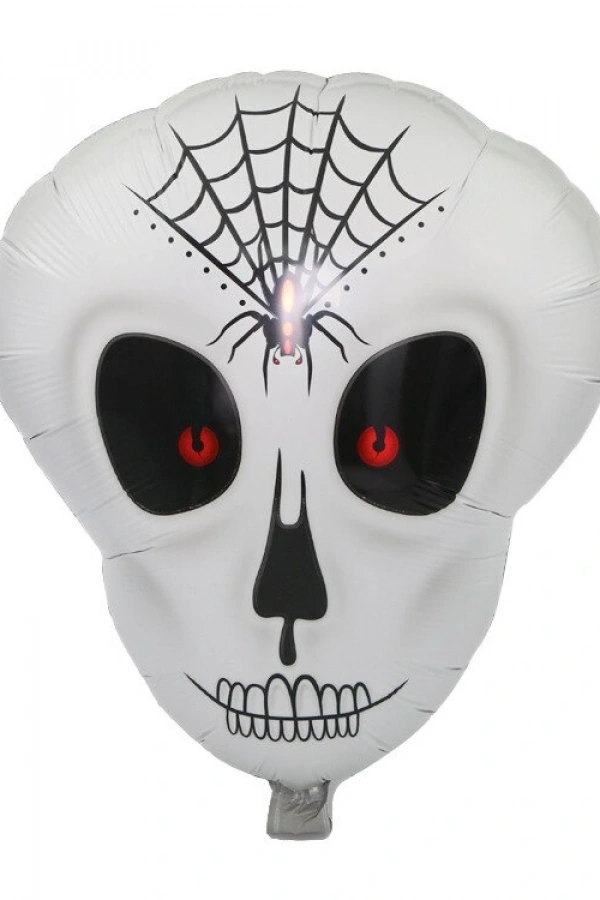 Örümcek Ağ Desenli İskelet Folyo Balon