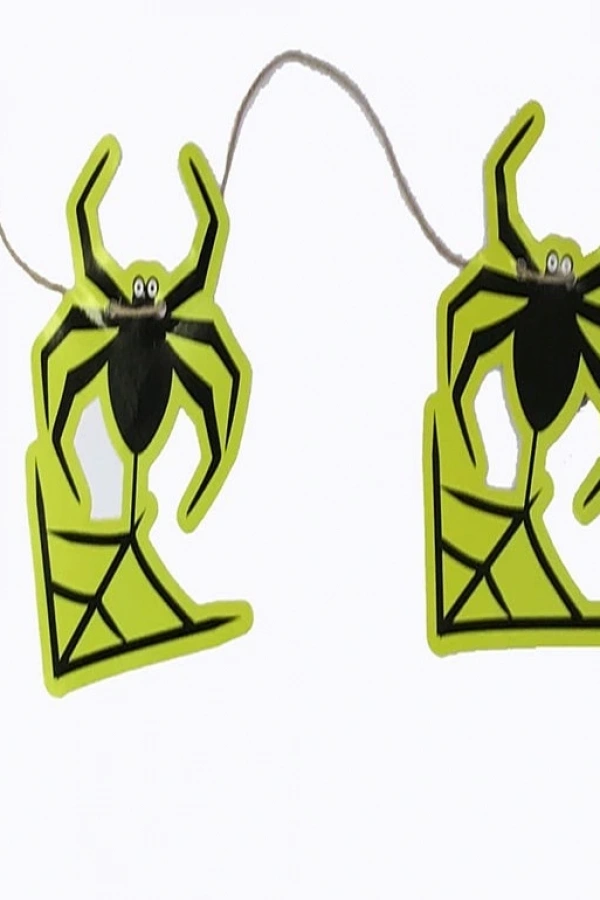 Örümcek Şekilli Asmalı Halloween Flama Banner Afiş 2 Metre