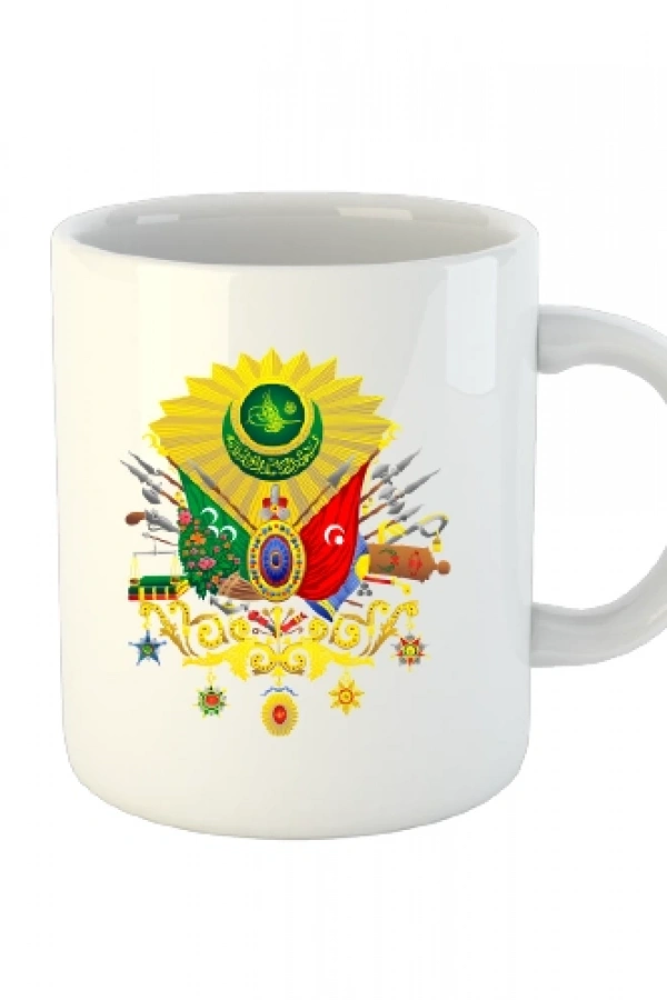 Osmanlı Armalı Kupa Bardak