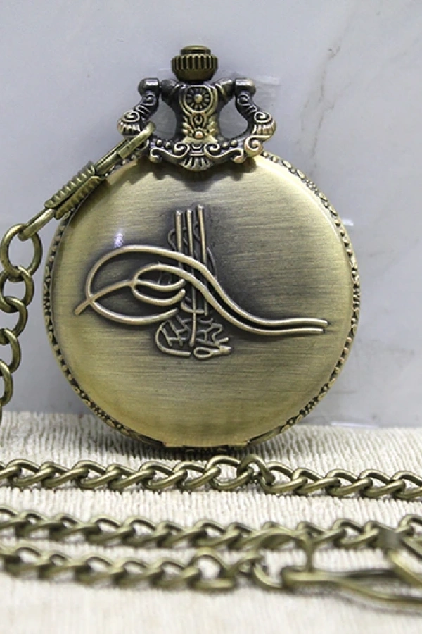 Osmanlı Tuğralı Köstekli Saat