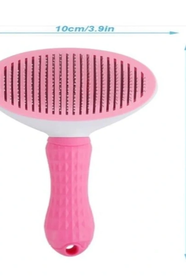 Otomatik Temizlenen Evcil Hayvan Tarağı Pembe