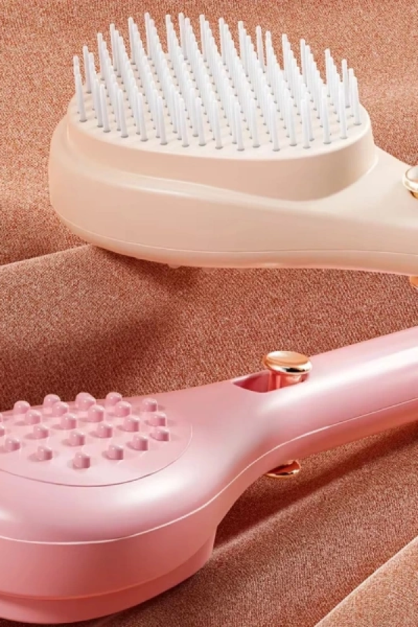 Otomatik Tuşlu Saç Masaj Tarağı