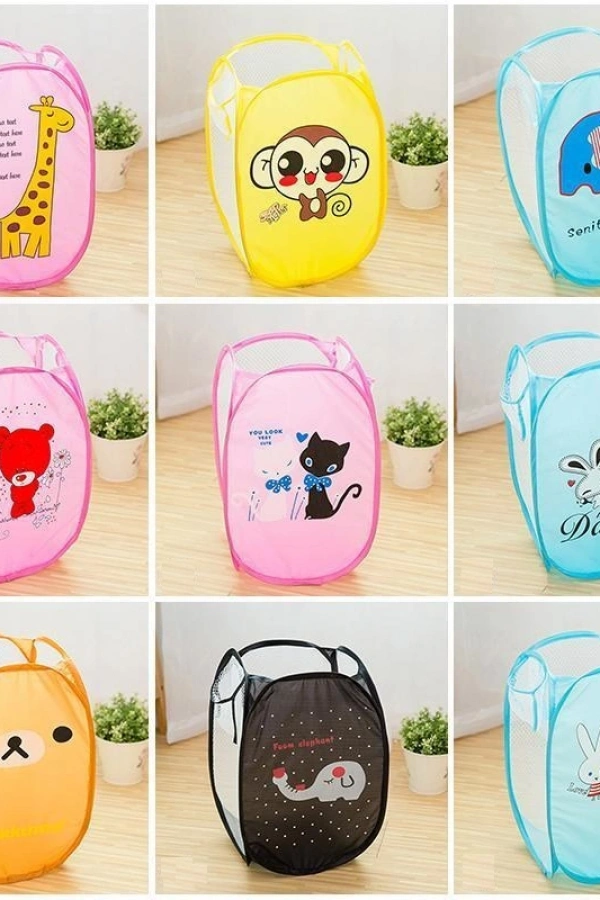 Oyuncak Ve Çamaşır Sepeti - Hayvan Figürlü - Yeni Dev Boy