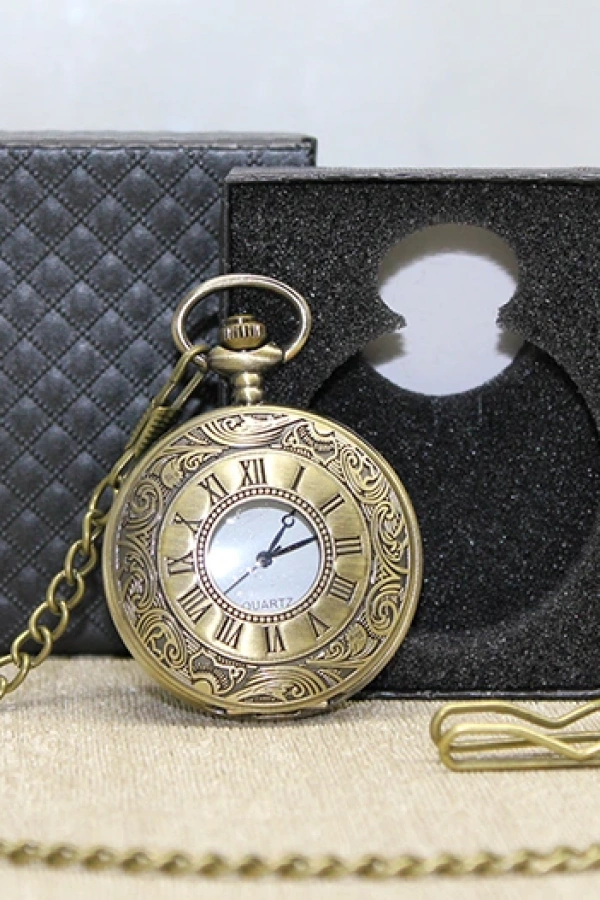 Özel Kutulu Antik Köstekli Saat Model 4